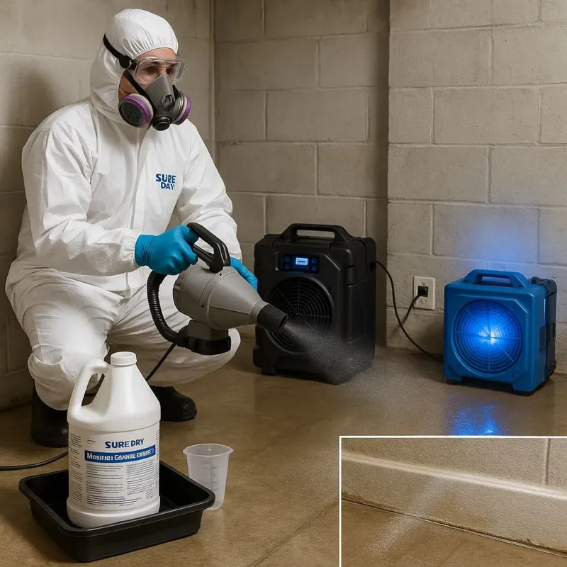 Sanitization and Odor Removal process in Summersville, WV